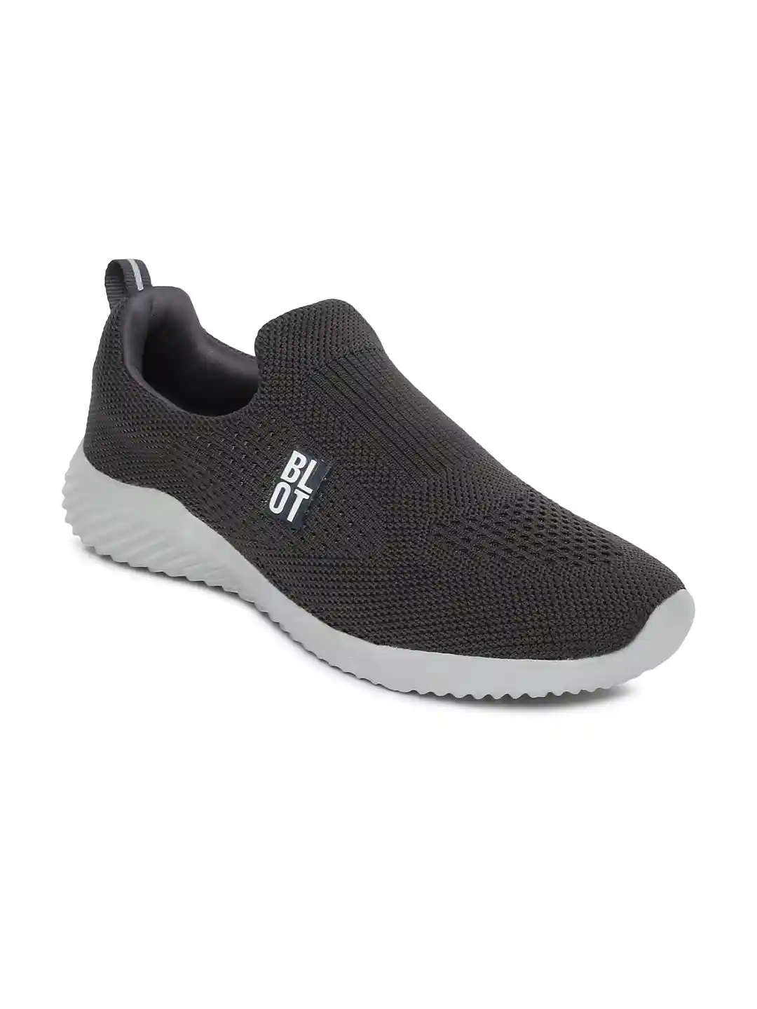 Buy Paragon Men Grey Textured Running Slip-On Shoes Sports Shoes