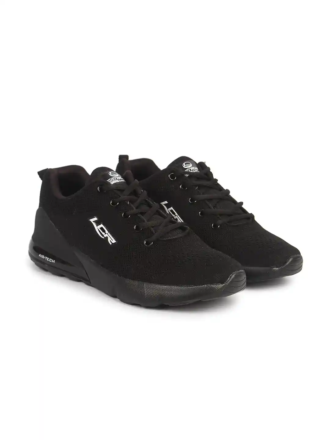 Buy Lancer Men Black Textile Running Non-Marking Shoes Sports