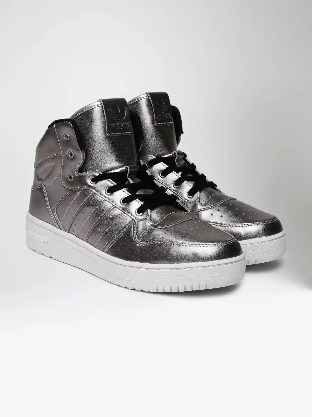 Buy ADIDAS Originals Women Silver-Toned High-Top M Attitude