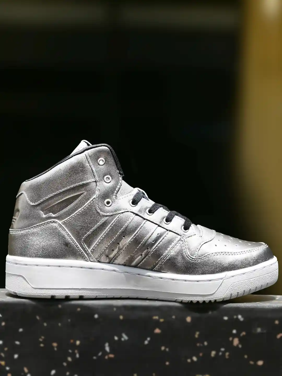 Silver High Top Dance Sneaker Buy ADIDAS Originals Women Silver