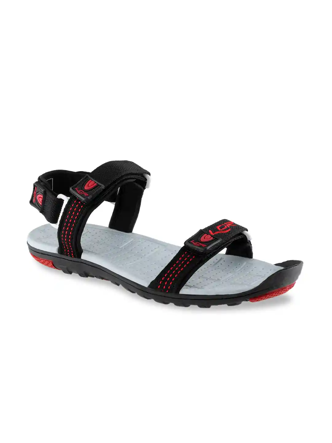 Buy Lancer Men Black Grey Solid Sports Sandal Sandals for Men