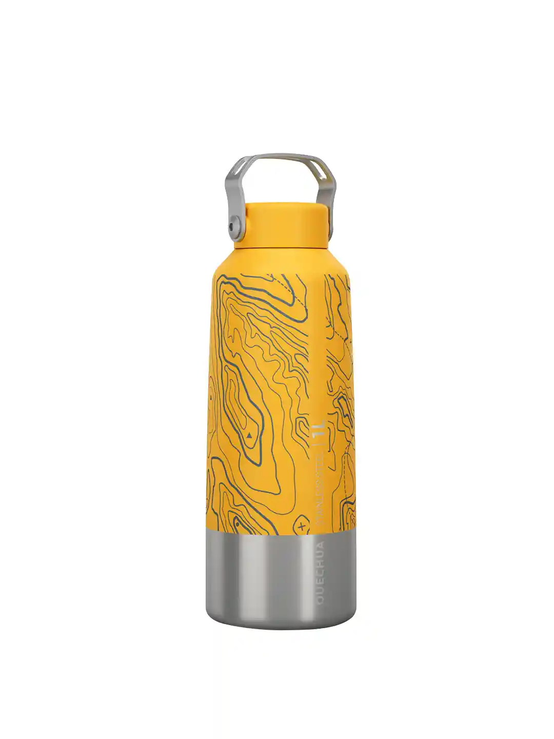 Buy Decathlon Yellow Limited Edition Hiking Water Bottle 1L MH100