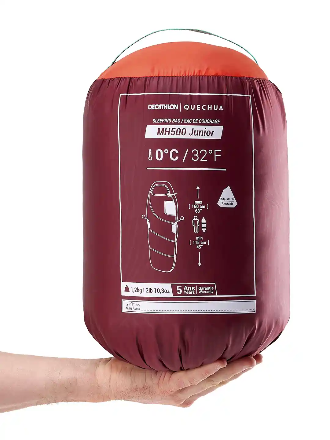 Buy Decathlon QUECHUA Kids Red Colourblocked Mh500 0C Sleeping