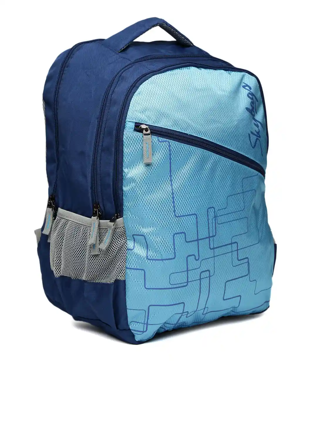 Buy Skybags Unisex Blue Grey FOOTLOOSE COLT 02 Printed