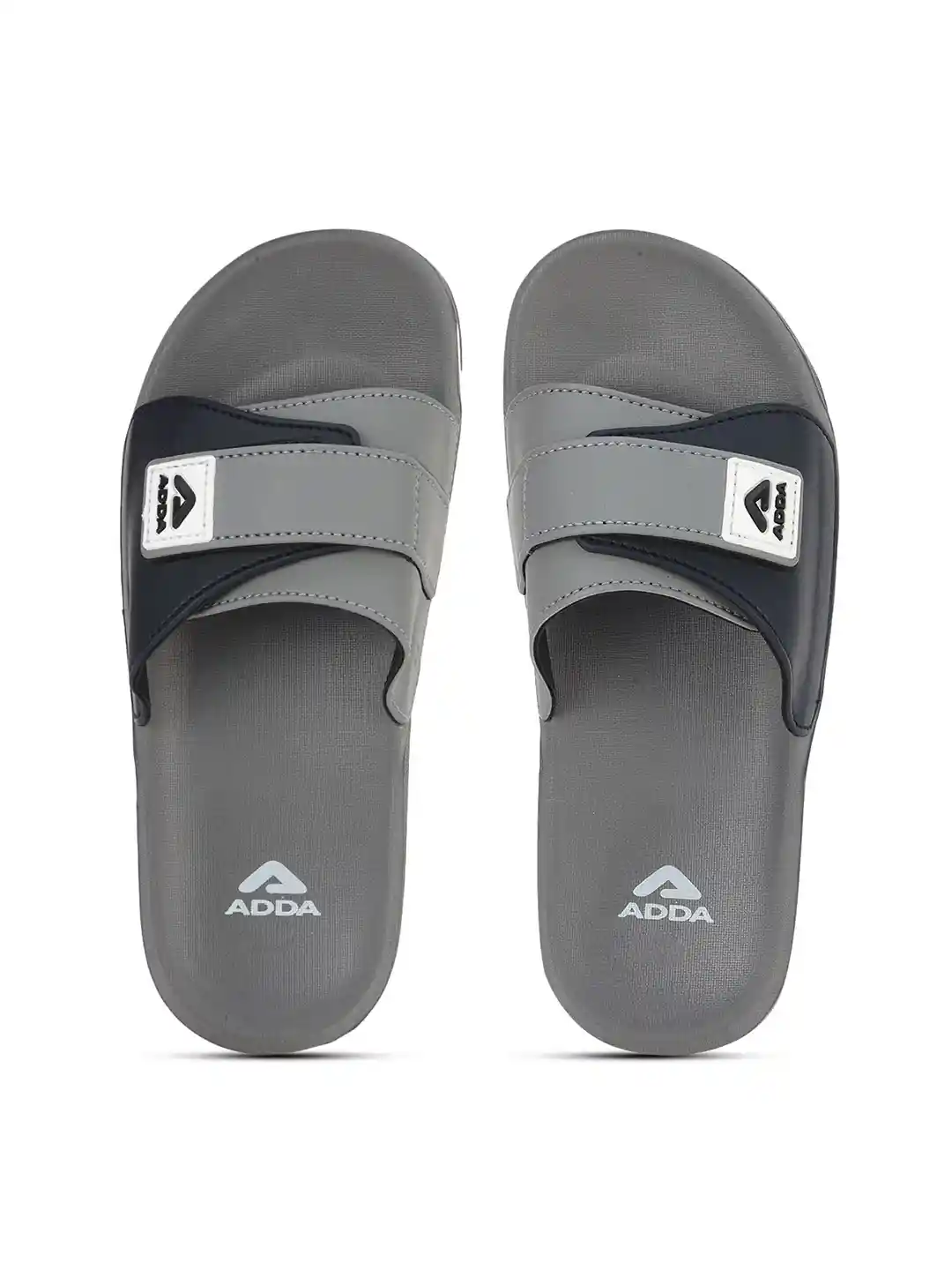 Adda Buy Mens Slippers Online Uk Buy Adda Men Grey Black Printed