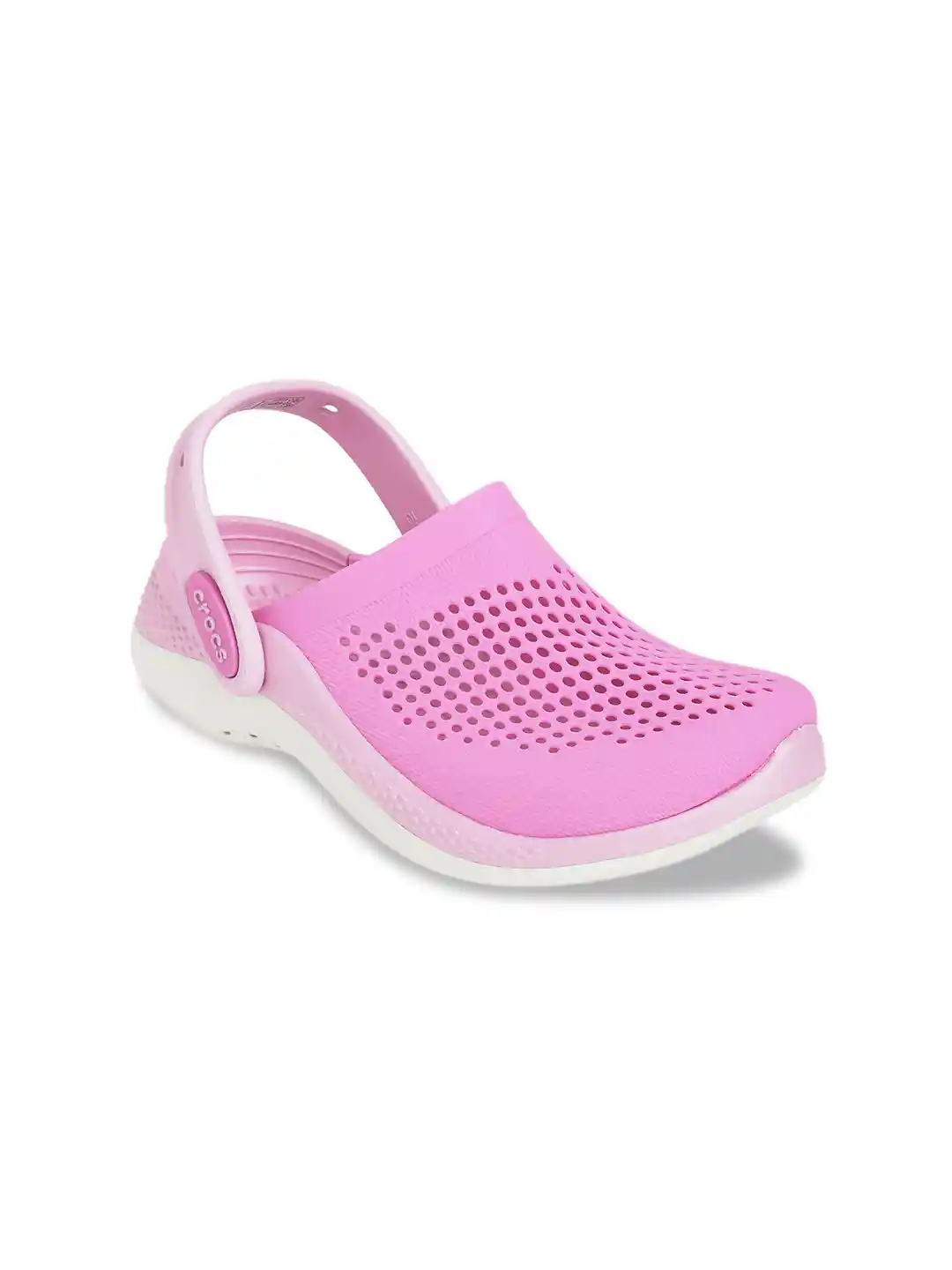 Buy Crocs Unisex Kids Pink White LiteRide 360 Clogs Sandals