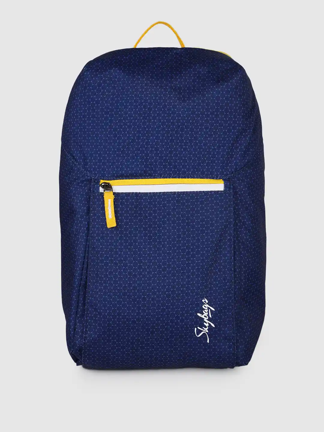 Buy Skybags Unisex Navy Blue Yellow Backpack Backpacks for