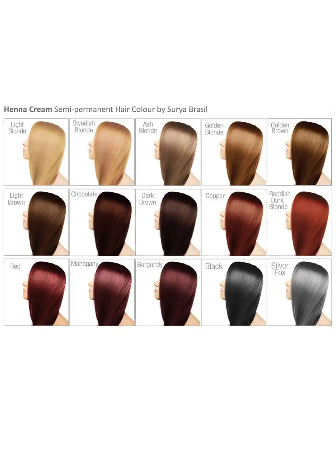 Buy SURYA Brasil Henna Cream Semi-Permanent Hair Color with Plant