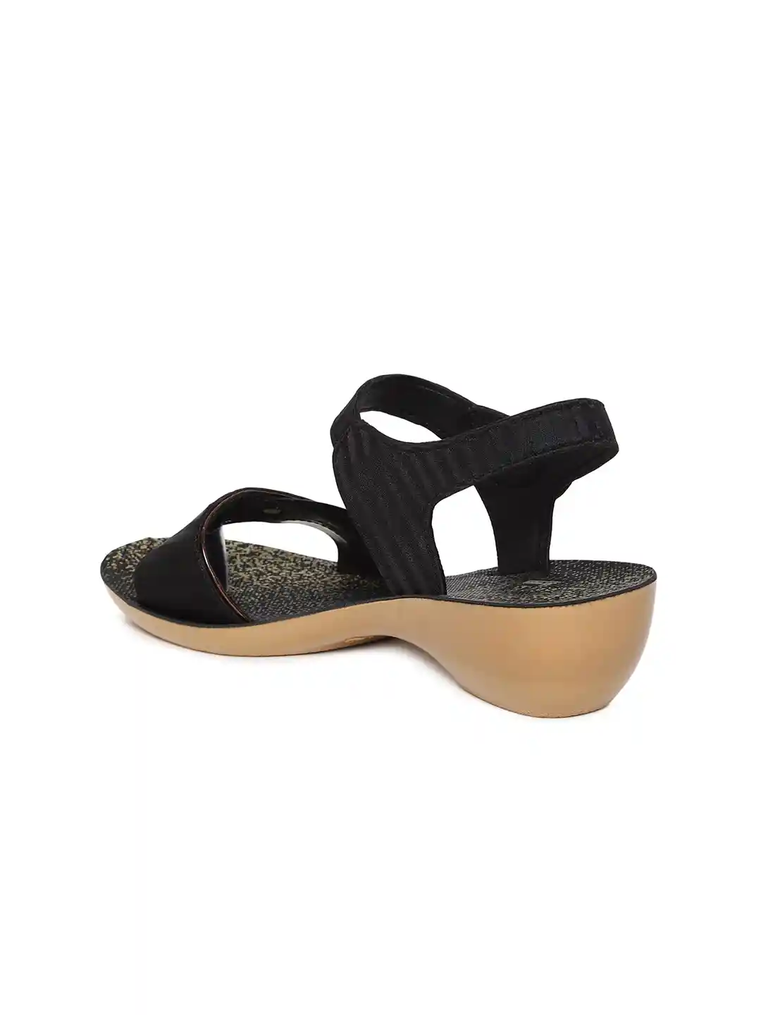 Buy Paragon Women Black Comfort Sandals Heels for Women 17873646