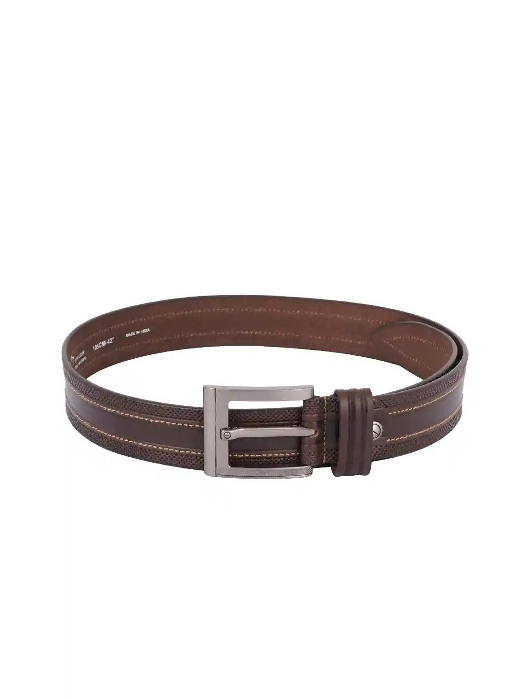 Style SHOES Men Brown Leather Belt