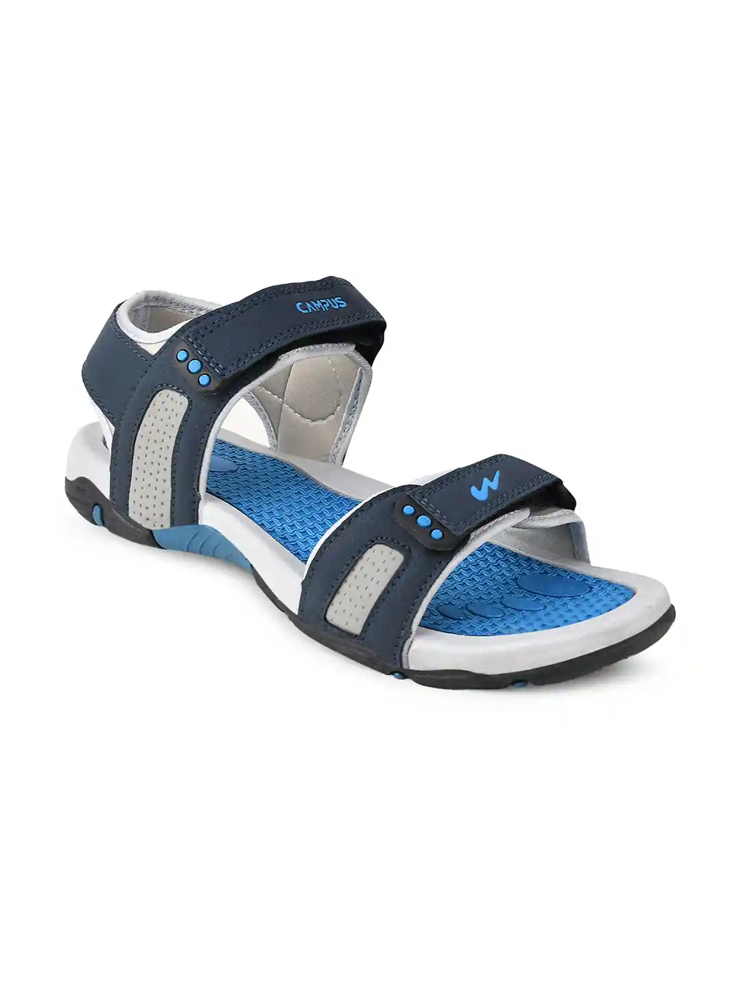 Buy Campus Men Navy Blue White Solid Sports Sandals Sandals