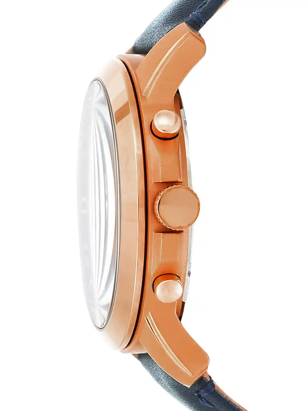 Buy Fossil Men Navy Dial Chronograph Watch FS4835 Watches for