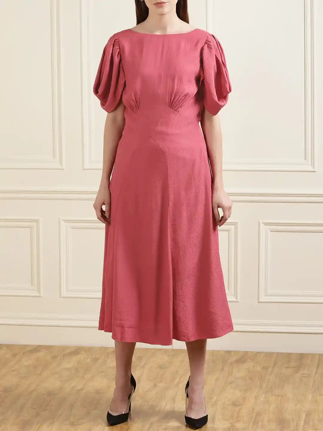 Buy Ted Baker Women Coral Midi Dress Dresses for Women 17976400