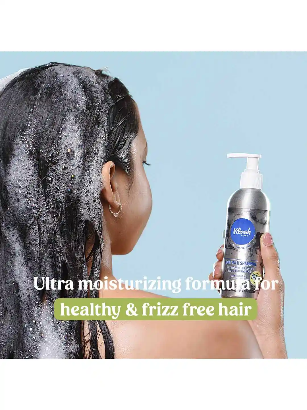 Buy Vilvah Store Nourishing Goat Milk Shampoo for Damage Repair