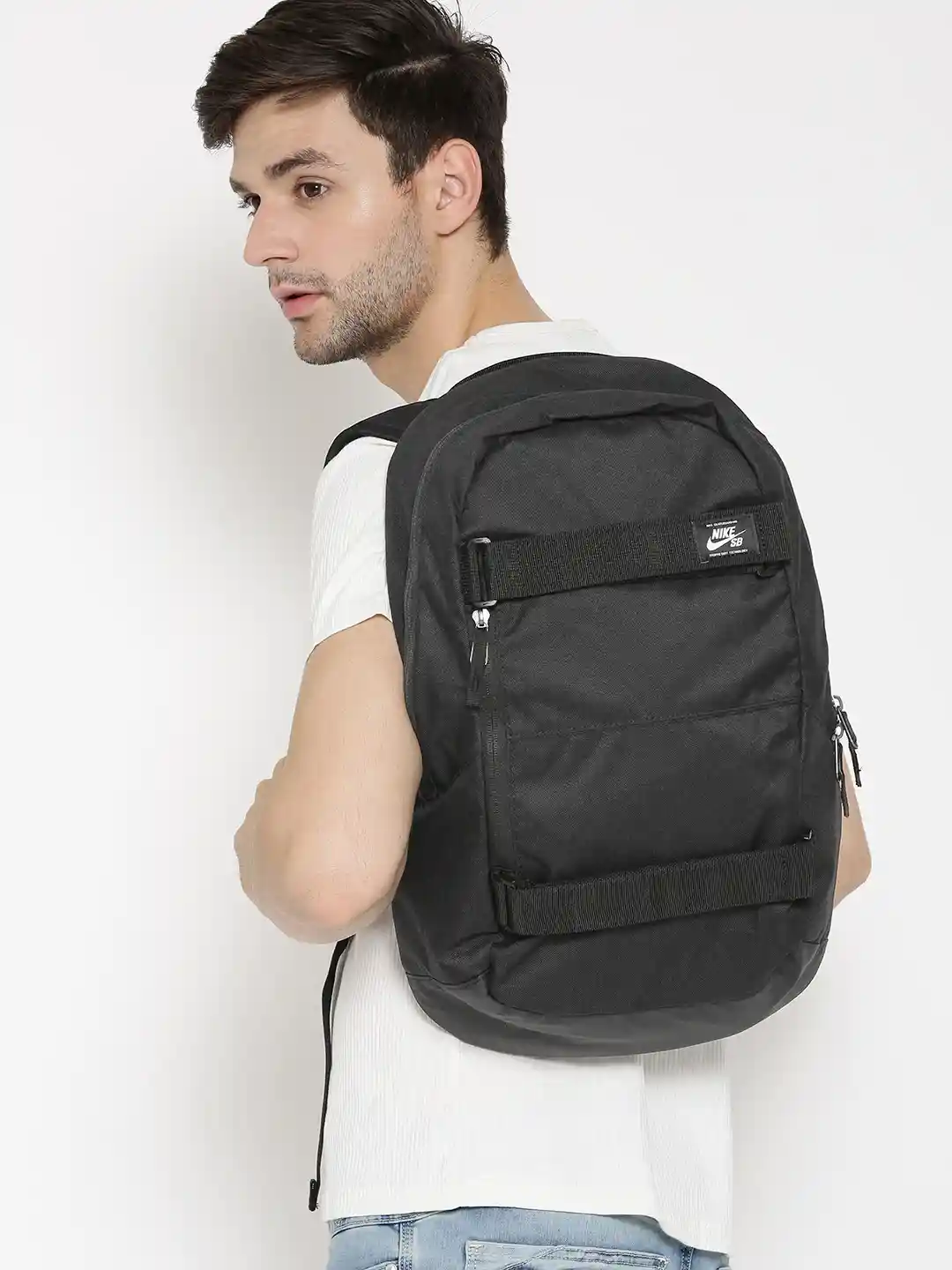 Buy Nike Men Black Courthouse Laptop Skateboarding Backpack