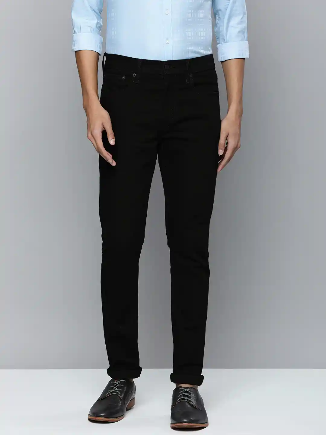 Buy Levis Men Black 512 Tapered Fit Stretchable Jeans Jeans for