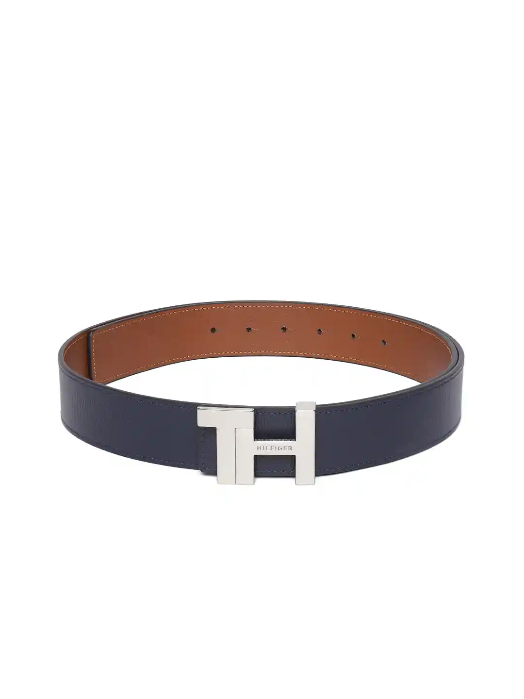 Blue Tommy Hilfiger Belt Tan TOMMY HILFIGER Hanaeli Navy Tan