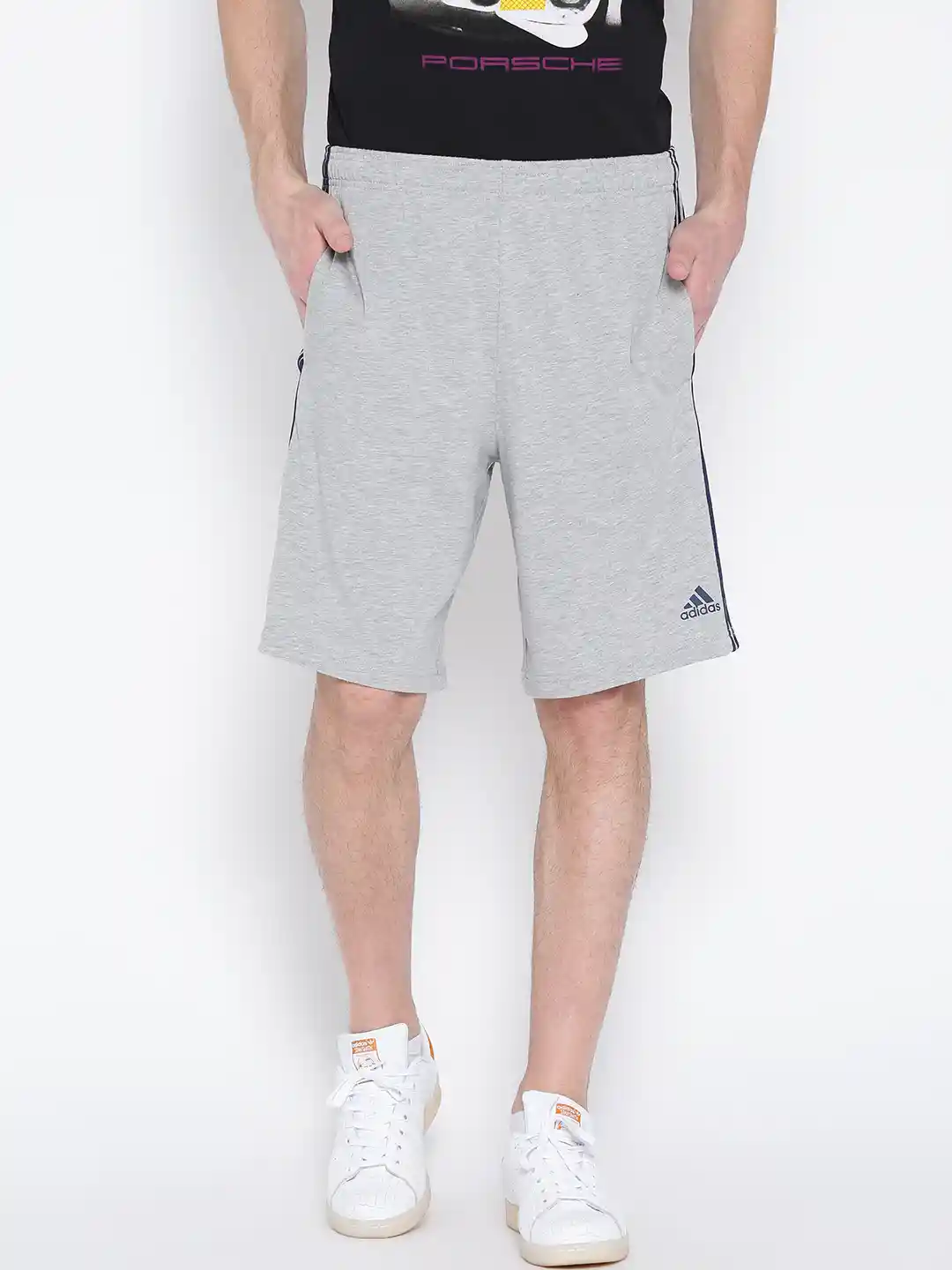 Myntra Sport Essentials Adidas Shorts Buy ADIDAS Men White