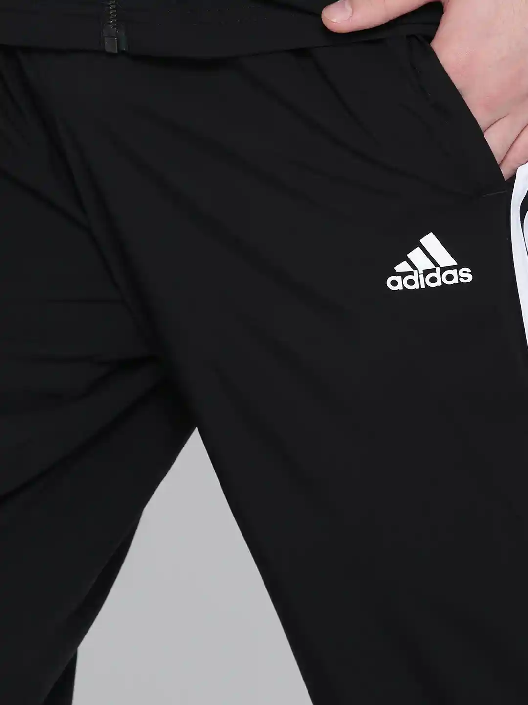 Buy ADIDAS Black WV Light Tracksuit - Tracksuits for Men 1809057