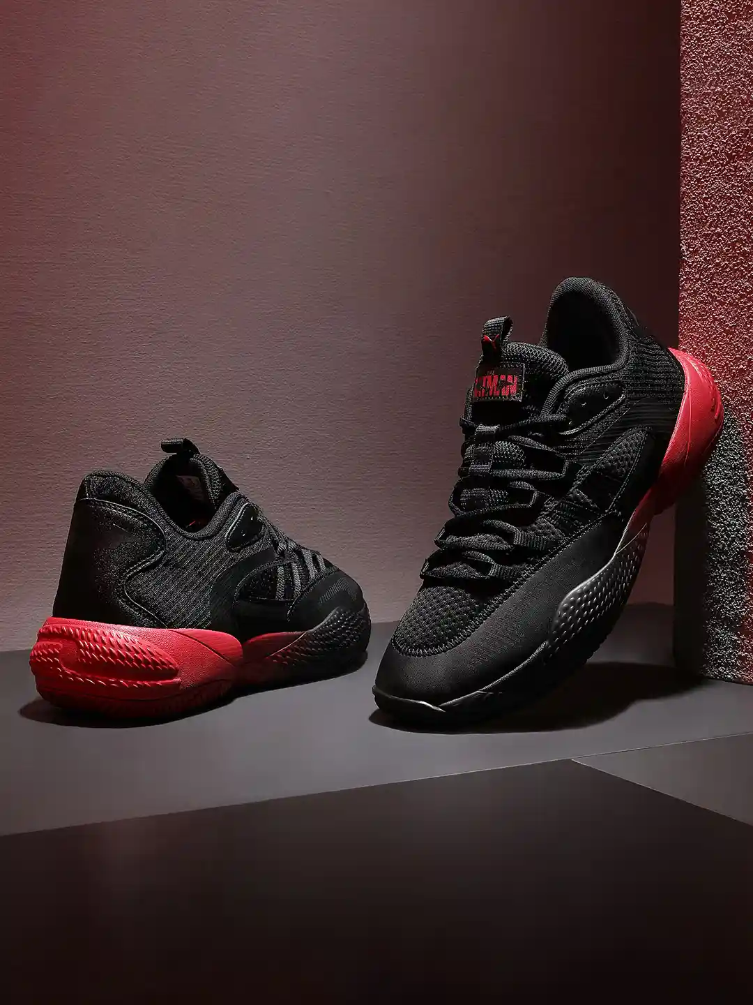 Puma Shoes Batman Puma Court Rider Black PUMA Court Rider Batman Men's  Basketball Shoes: