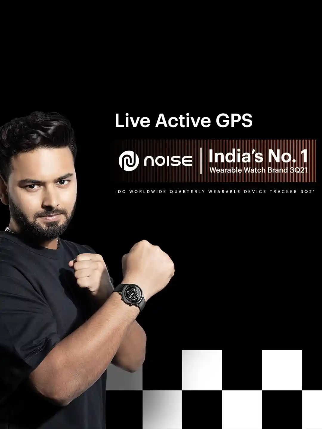 Buy NOISE Fit Active GPS Smartwatch Robust Black Smart Watches