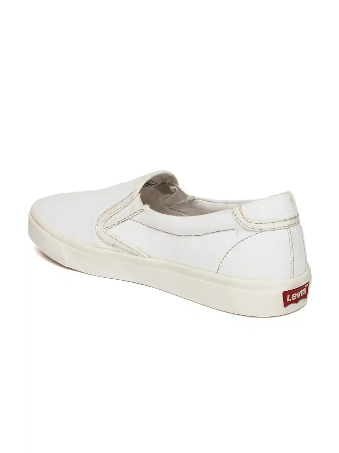 Buy Levis Men White Slip-On Sneakers Casual Shoes for Men - Main Image