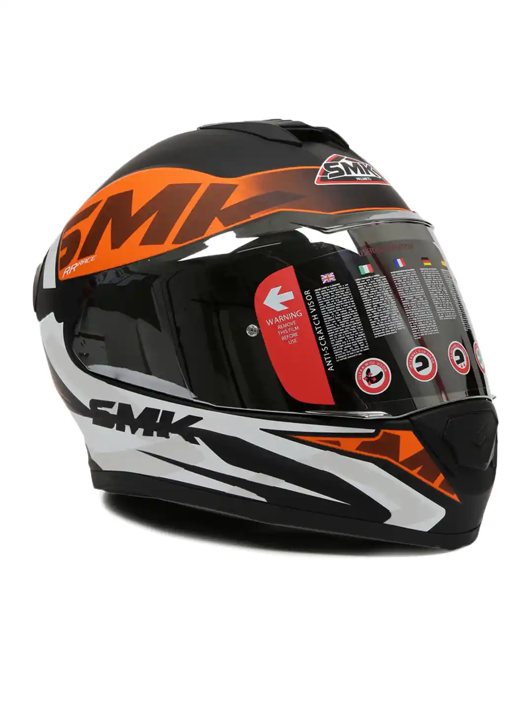 Orange Smk Twister Logo SMK TWISTER BLADE MODEL DUAL VISOR Smk - Main Image