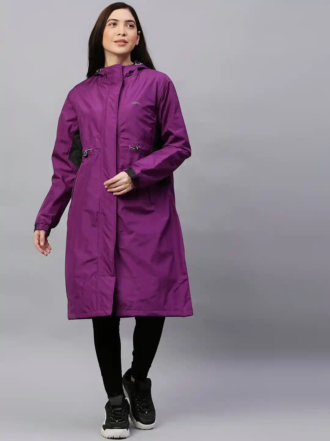 Rain Coats Zeel Raincoat Women Zeel Diva Pink Trench Coat