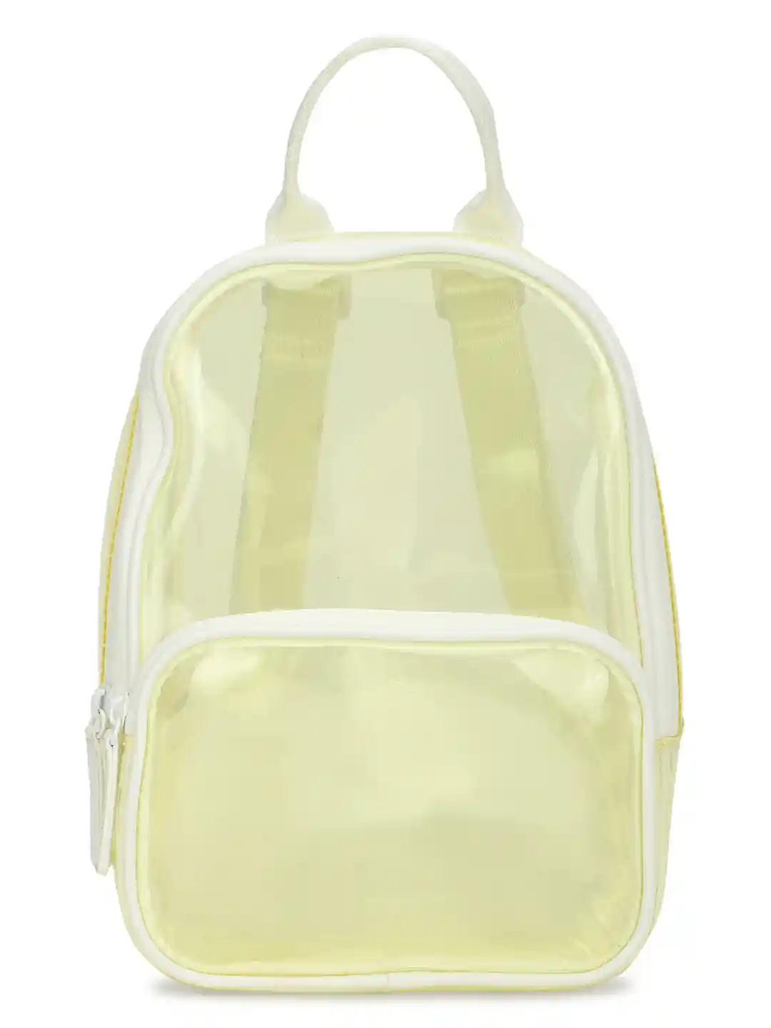Buy FOREVER 21 Women Yellow Transparent Backpack Backpacks for