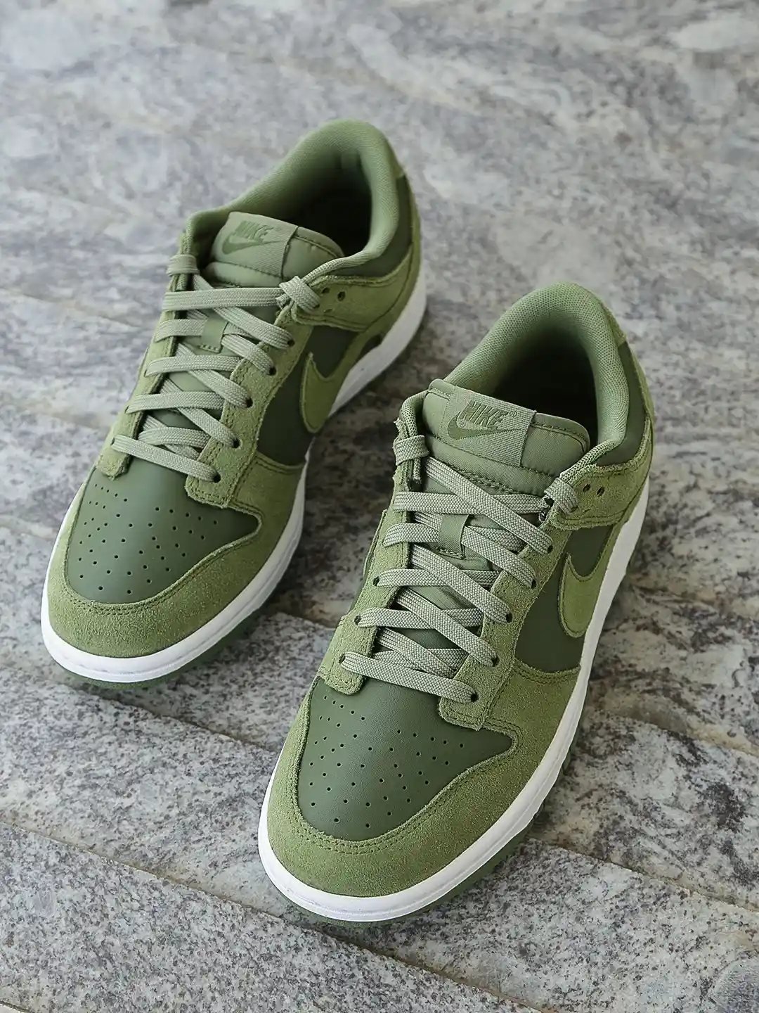 Buy Nike Men Green Dunk Low Sneakers Casual Shoes for Men