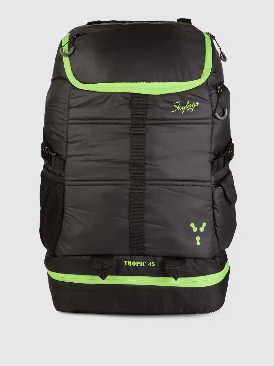 Buy Skybags Black Backpack with Compression Straps Backpacks for