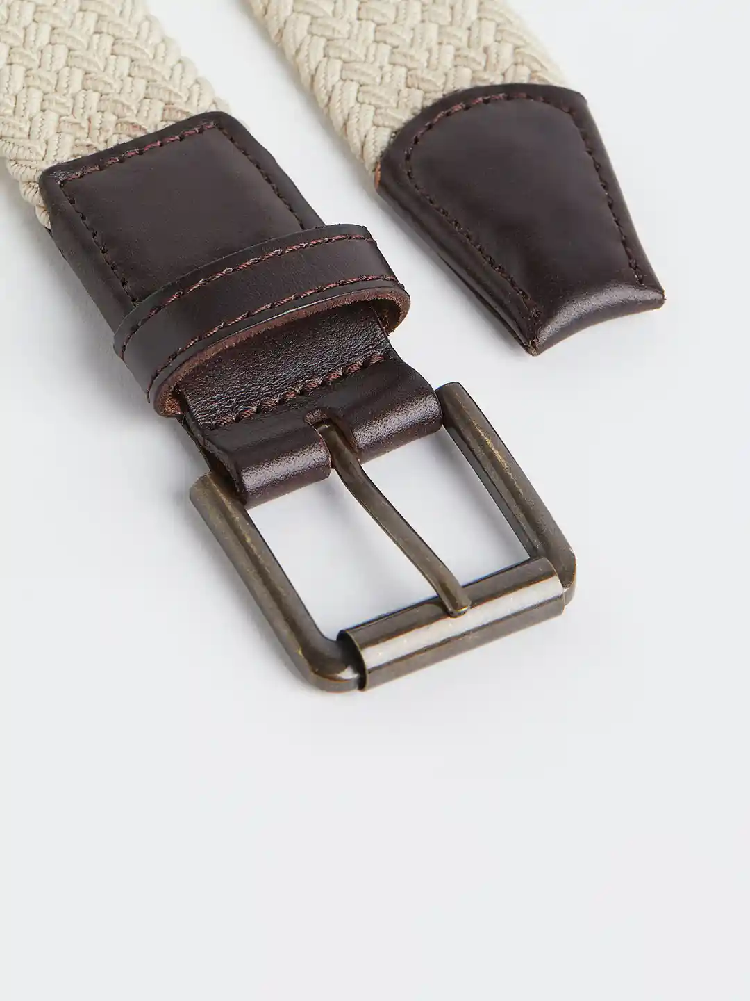 Buy H&M Men Beige Elasticated Fabric Belt Belts for Men 18305618