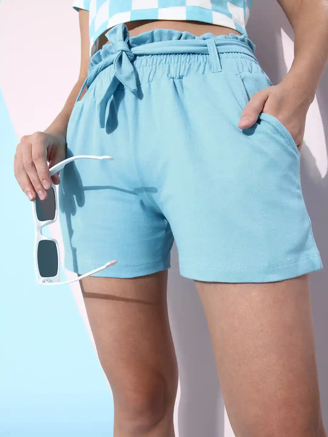 summer blue shorts