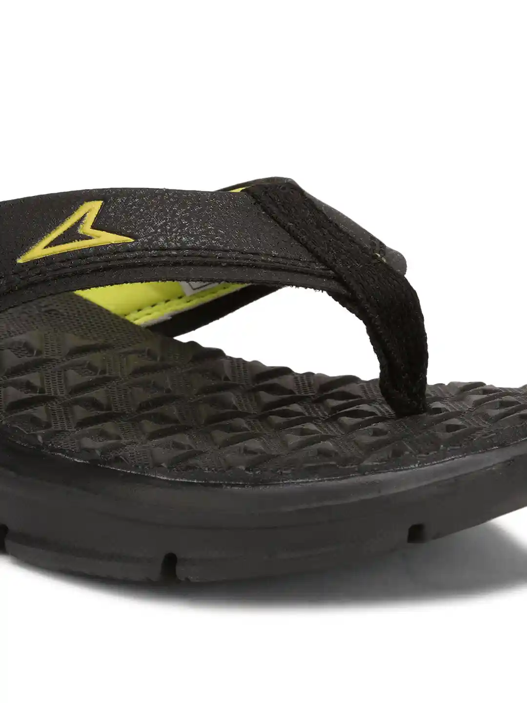 Power New Bata Slippers Power By Bata Men's SAGA Black Floater Sandals