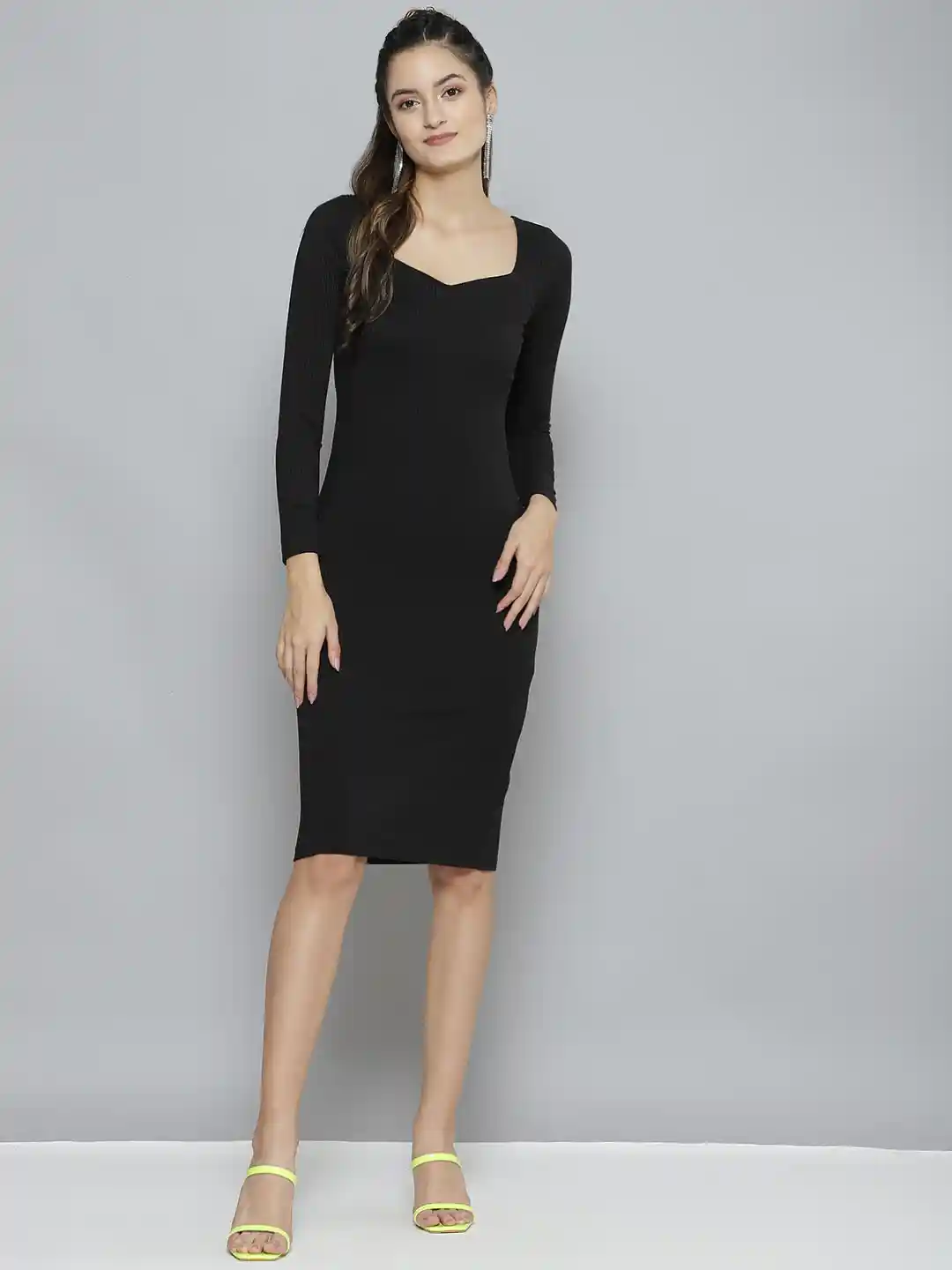 sassafras black dress Sassafras Women Black Poplin Smocked Gathered Dress XXL / Black