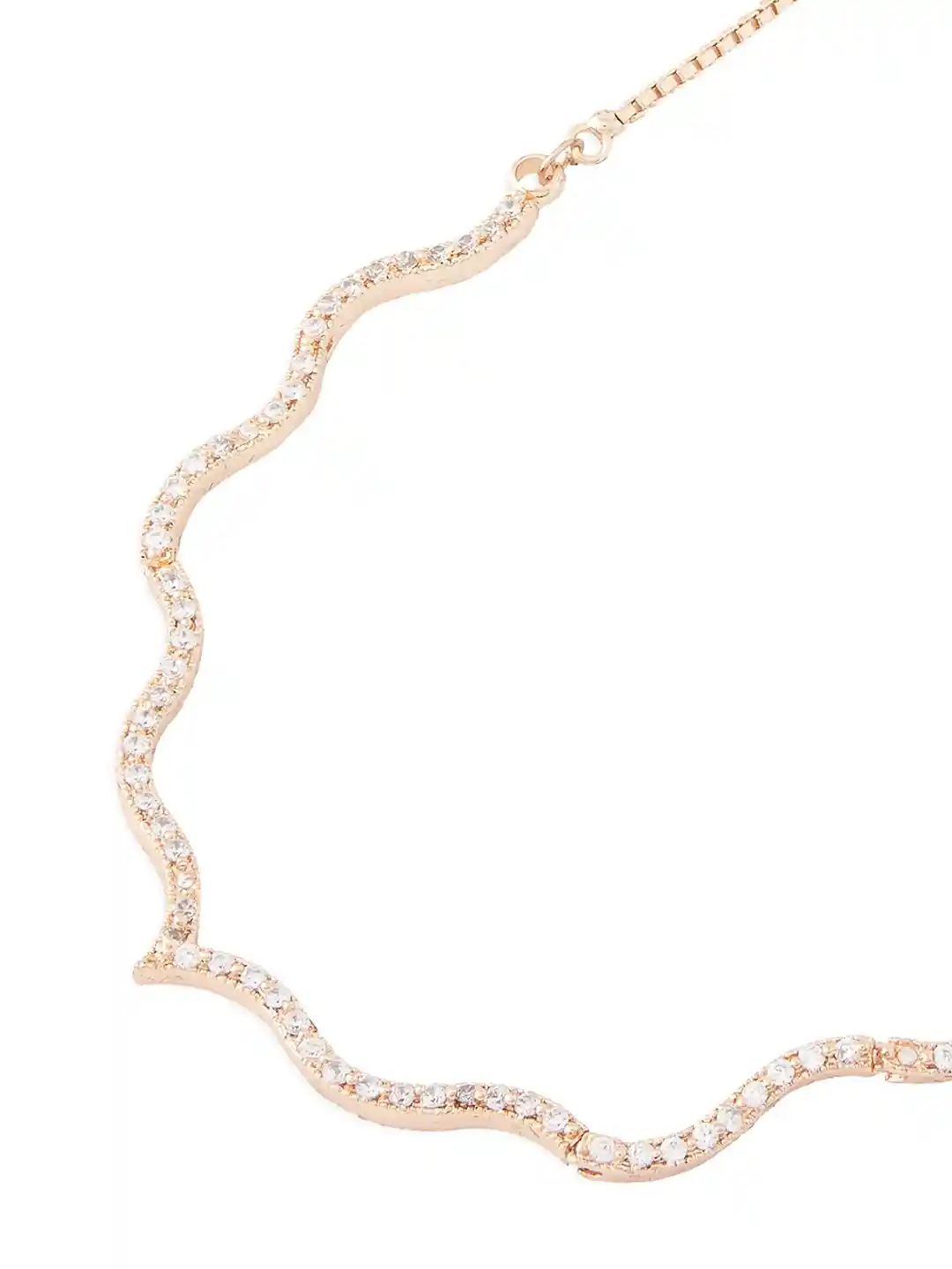 Buy AMI Rose Gold White Brass Rose Gold-Plated Necklace