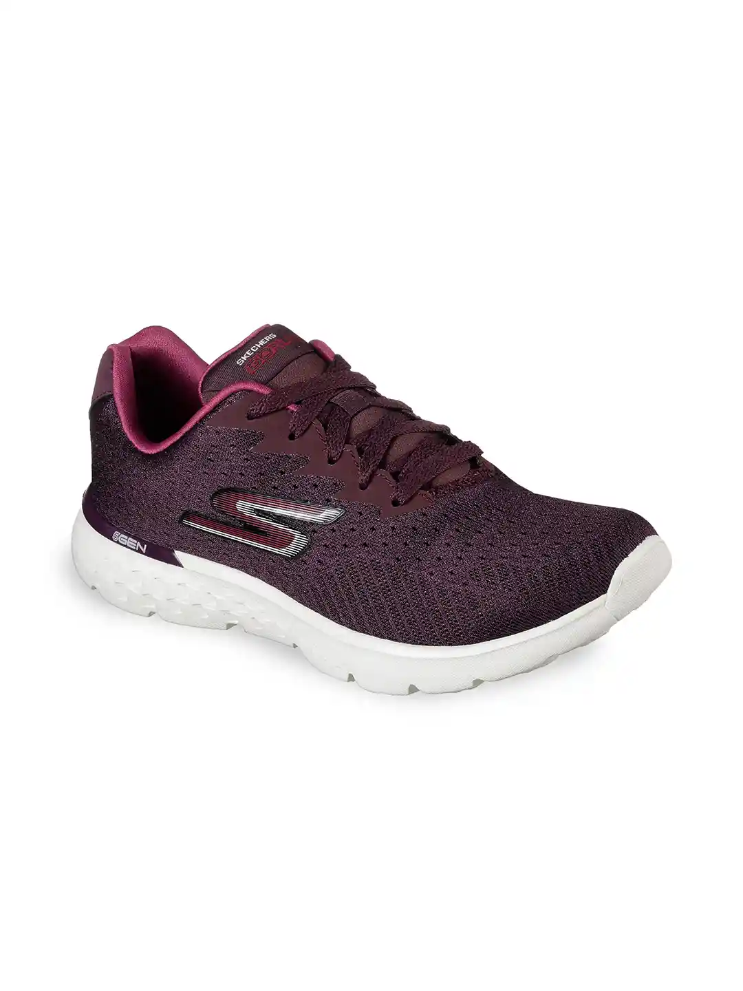 Buy Skechers Women Red Mesh Running SOLE Non-Marking Shoes