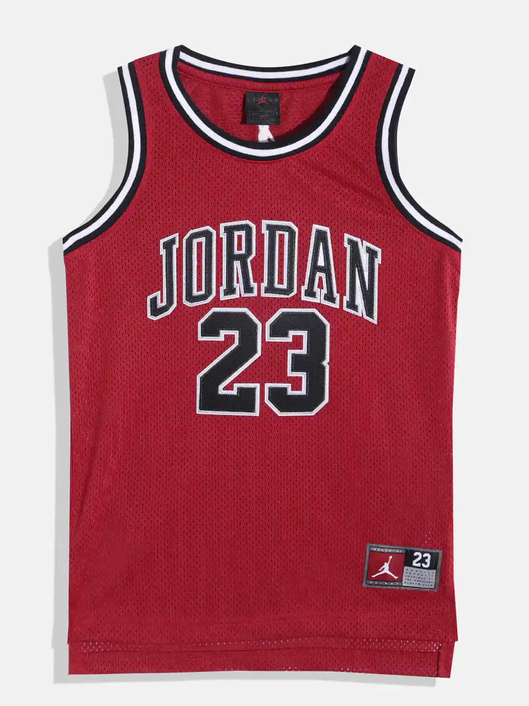 Buy Jordan Boys Red Black Brand Logo Printed T-shirt Tshirts