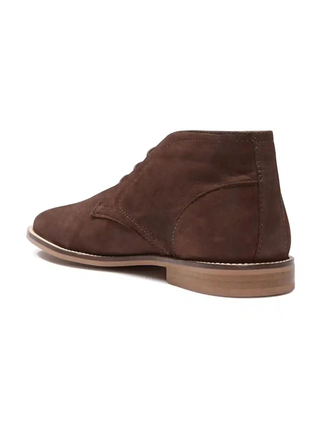 Buy next Men Brown Solid Genuine Leather Chukka Boots Casual