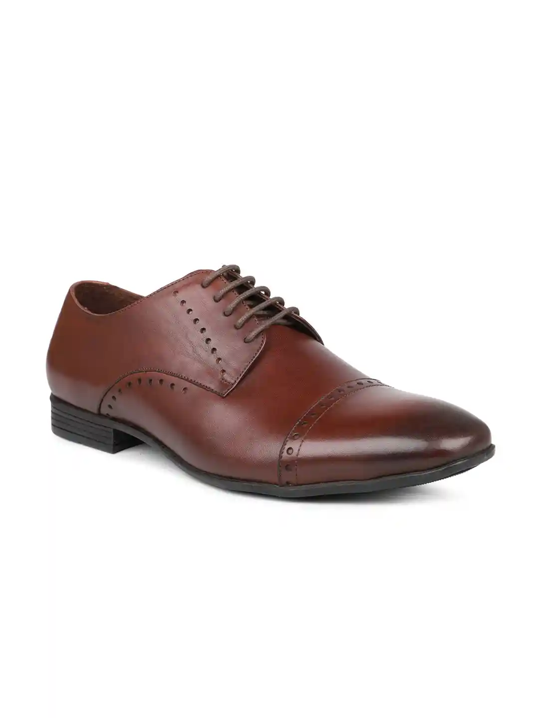 ATESBER by Men Brown Leather Lace-Up Oxford Formal Shoes
