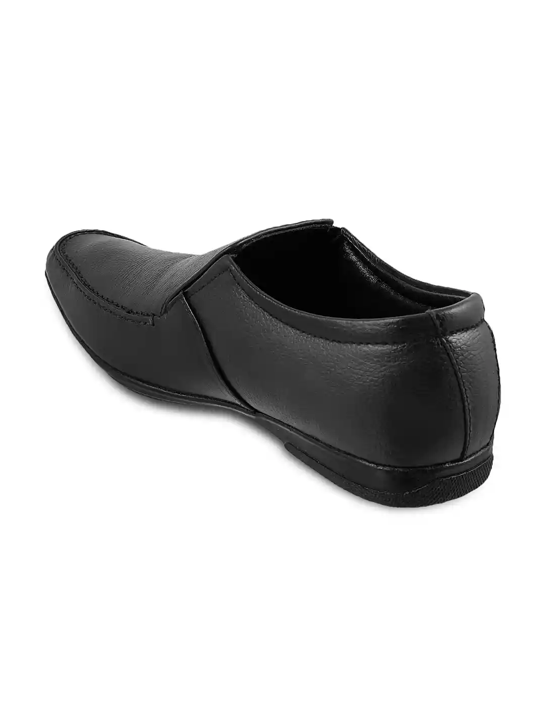 Buy Metro Men Black Leather Semiformal Shoes Formal Shoes for
