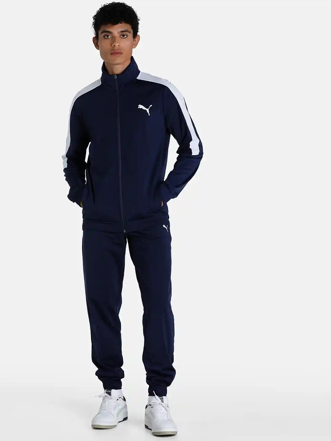 Buy Puma Men Blue Solid Tracksuit Tracksuits for Men 18480438