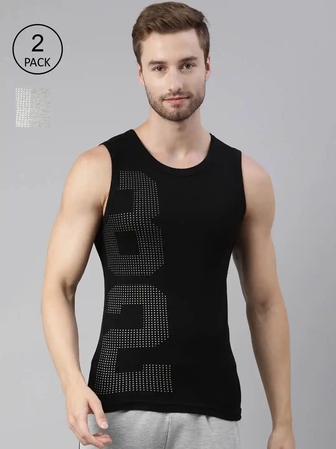 Buy DIXCY SCOTT MAXIMUS Pack Of Ribbed Sleeveless Smart Wash