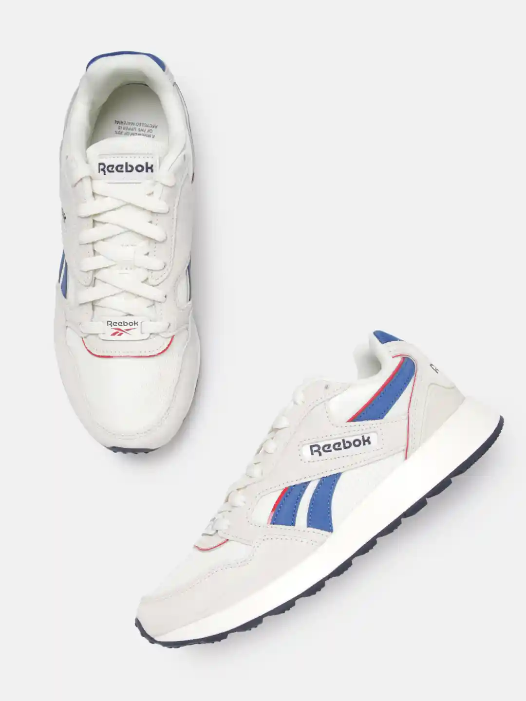 Buy Reebok Classic Unisex Off White Blue Woven GL 1000 Leather