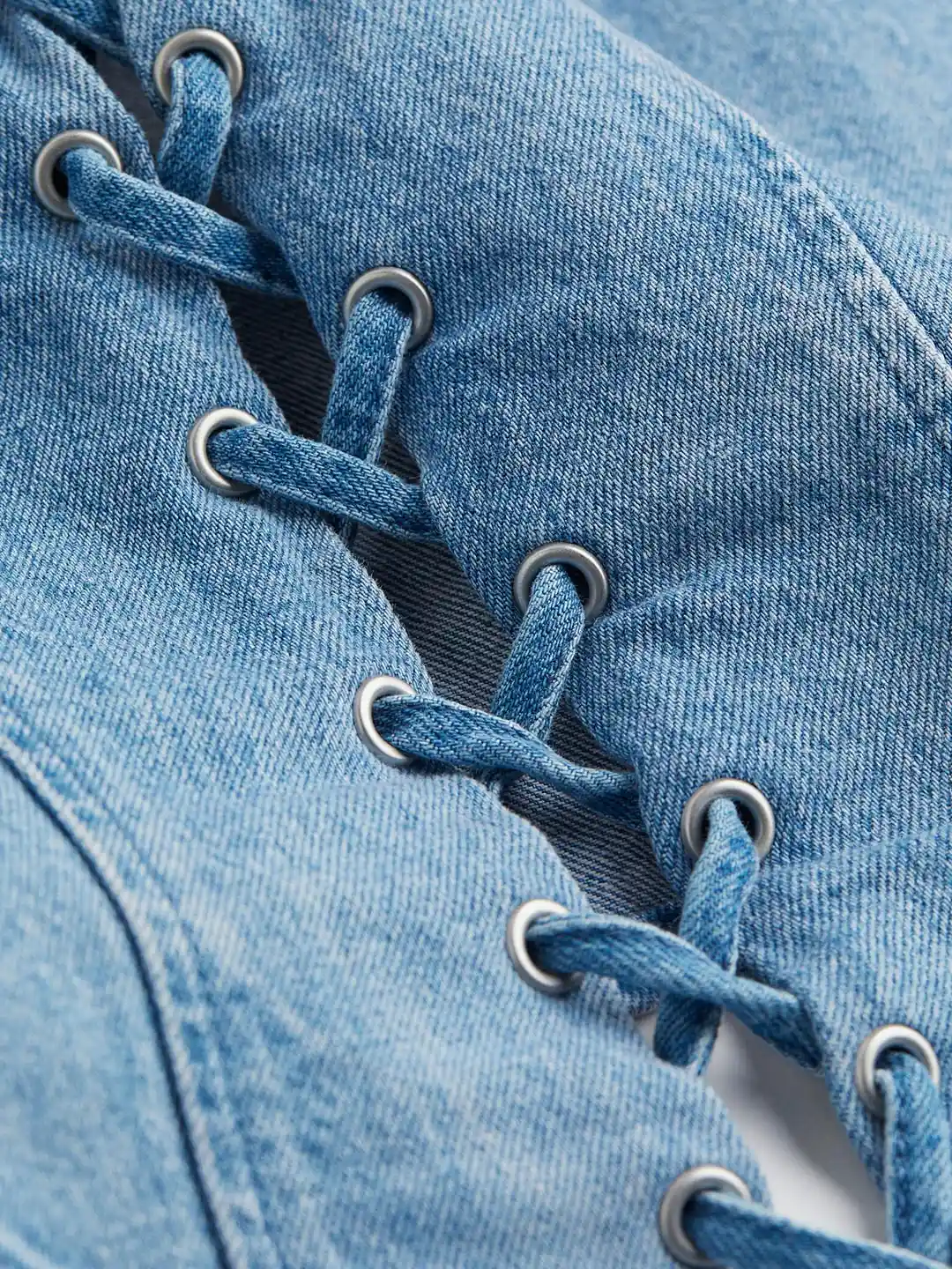 Buy H&M Women Lacing-Detail Bustier Top - Tops for Women 18522650