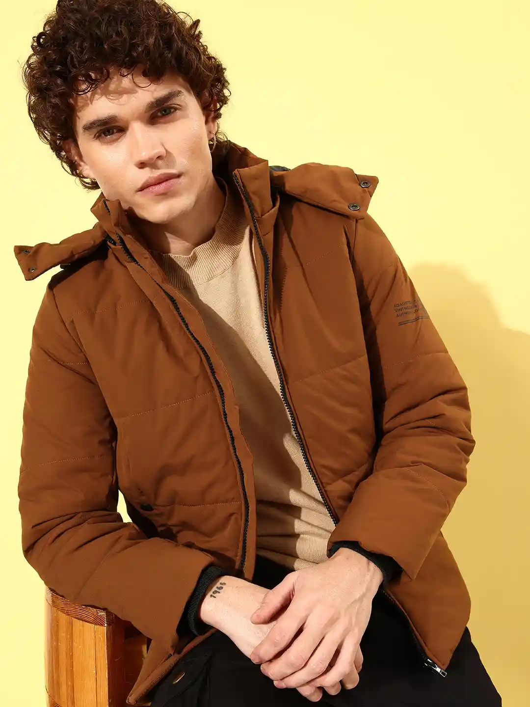 Mens Jackets Outdoor Padded Jacket Regatta Mens Laviver Hooded