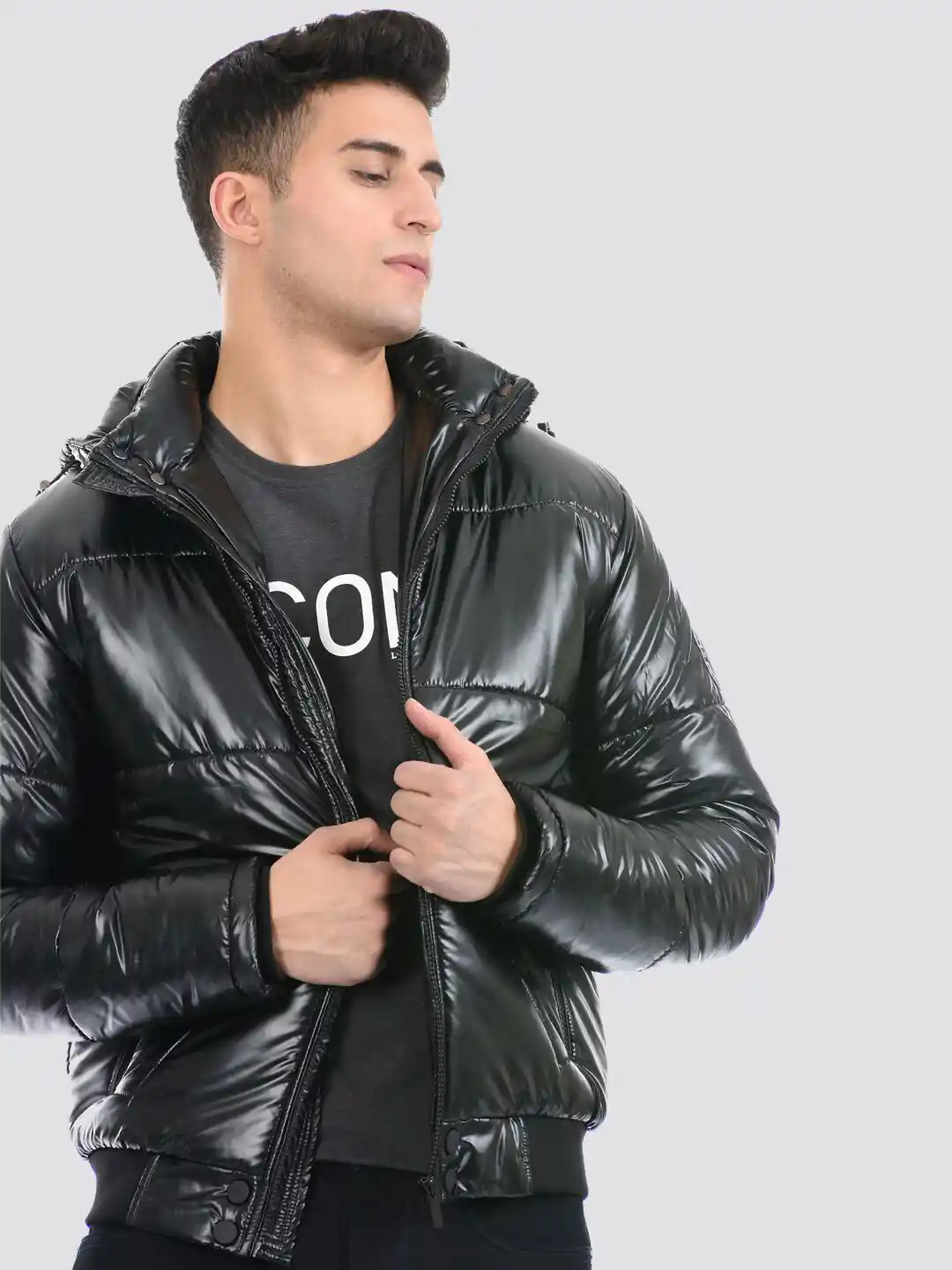 Buy LONDON FOG Men Black Puffer Jacket - Jackets for Men 18564944