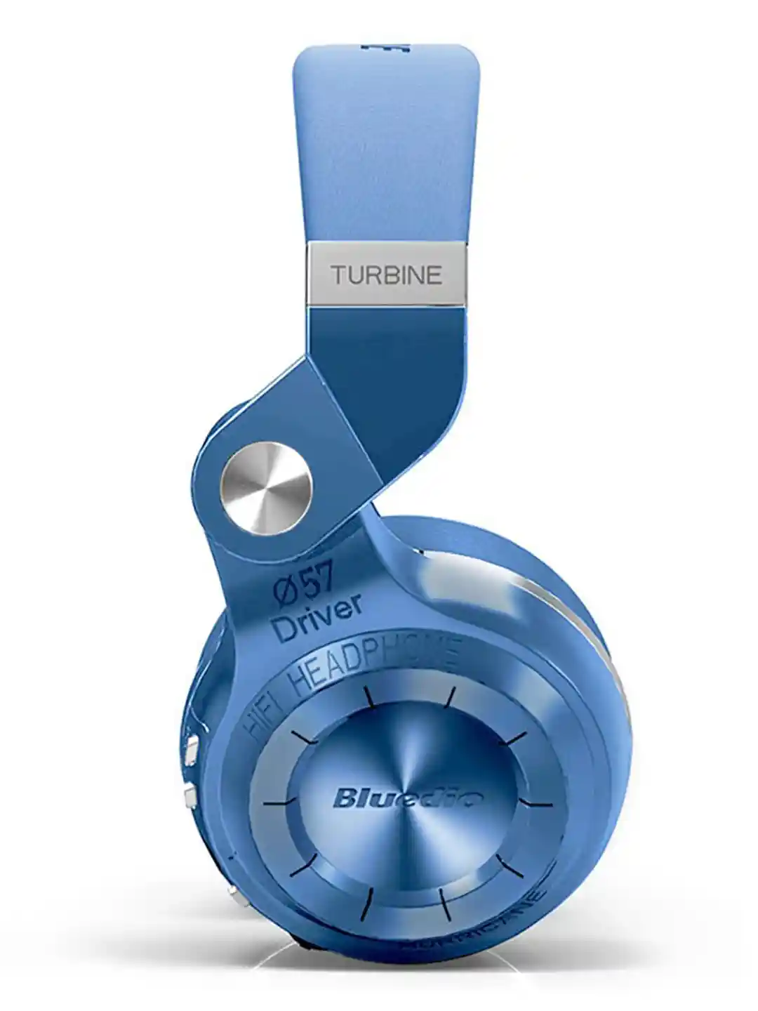 Buy Bluedio Unisex Blue Over Ear T2+ Bluetooth Headphones