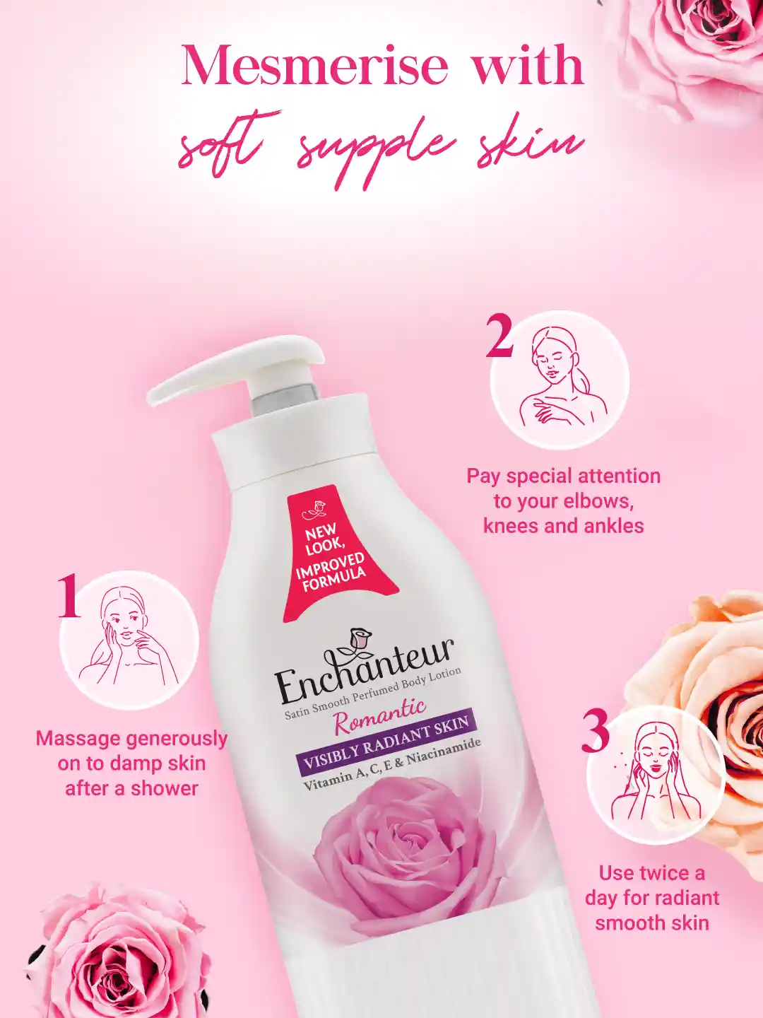 Buy Enchanteur Romantic Satin Smooth Perfumed Body Lotion with