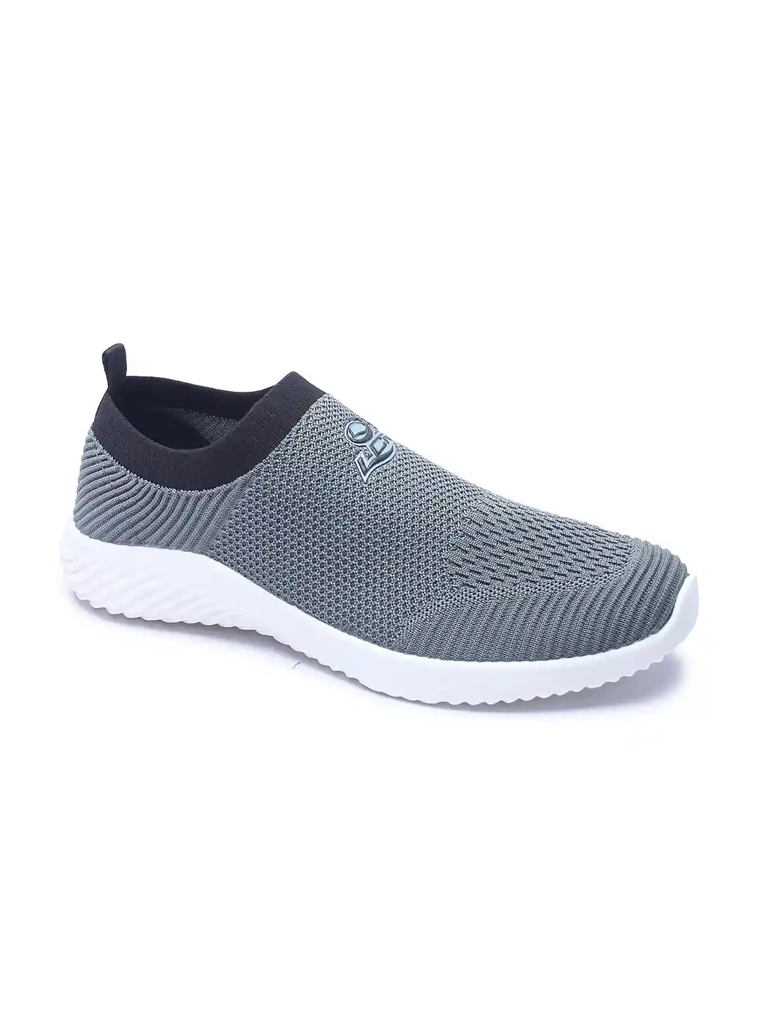 Buy Lancer Men Grey Textile Walking Non-Marking Sports Shoes